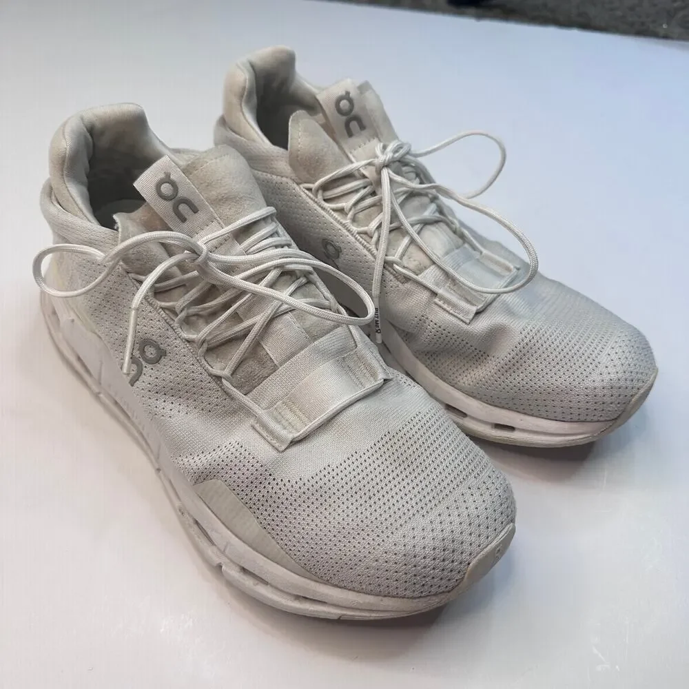 On Cloud All White Cloudnova Sneakers